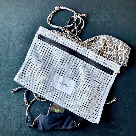 Anemos Bikini – Sweetheart Halter Top and String Tie Bottom - Leopard - Picture 6 of 6